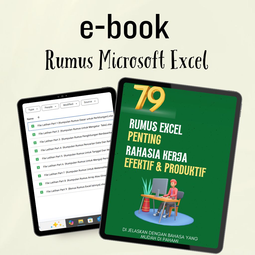 79 Rumus Excel Penting Rahasia Kerja Efektif & Produktif - Ebook