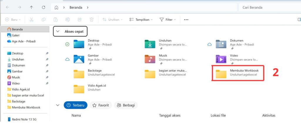 Cara Membuka Workbook Excel Melalui File Explorer