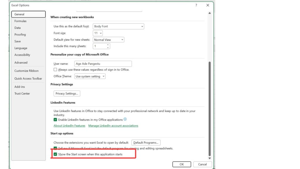  Membuka Workbook Kosong Otomatis